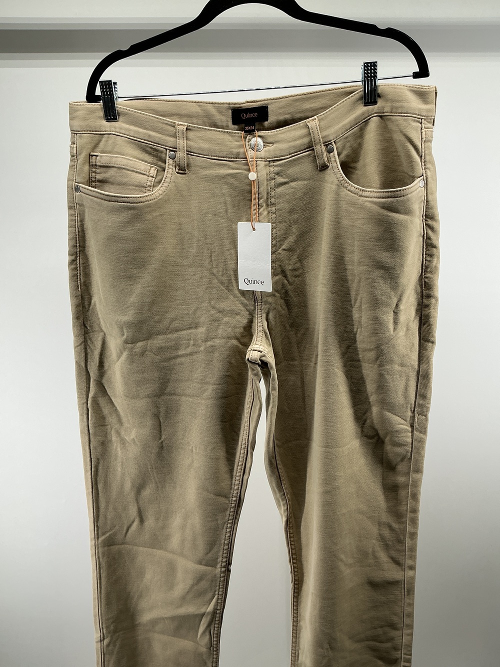 French Terry 5-Pocket Pants - Slim Fit